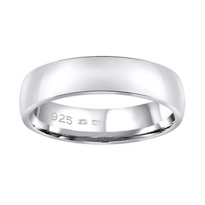 Silvego Snubný strieborný prsteň Poesia pre mužov aj ženy QRG4104M 68 mm