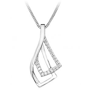 Silver Cat Elegantný náhrdelník so zirkónmi SC371