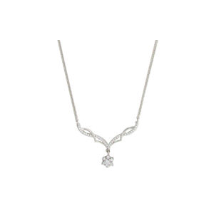 Silver Cat Romantický náhrdelník so zirkónmi SC401