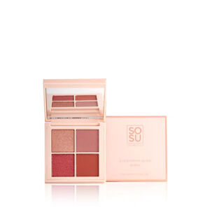 SOSU Cosmetics Paletka očných tieňov Berry (Eyeshadow Quad) 4,8 g