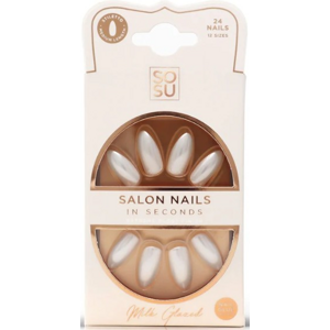SOSU Cosmetics Umelé nechty Milk (Salon Nails) 24 ks