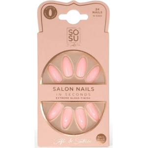 SOSU Cosmetics Umelé nechty Soft & Subtle (Salon Nails) 24 ks