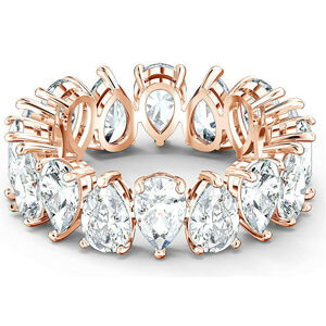 Swarovski Luxusné trblietavý prsteň Vittore 5586163 55 mm
