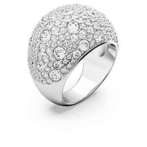 Swarovski Trblietavý masívny prsteň s kryštálmi Luna 5677134 58 mm
