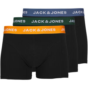 Jack&Jones 3 PACK - pánske boxerky JACGAB 12250203 Dark Green XXL
