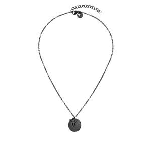 Tamaris Moderný čierny náhrdelník s príveskami TJ-0122-N-45