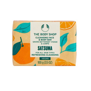 The Body Shop Tuhé mydlo na tvár a telo Satsuma (Cleansing Face & Body Bar) 100 g