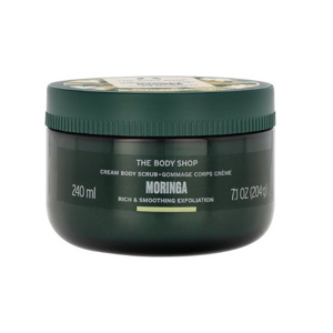 The Body Shop Vyhladzujúci telový peeling pre suchú pokožku Moringa (Cream Body Scrub) 240 ml