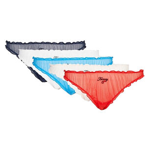 Tommy Hilfiger 5 PACK - dámske nohavičky Bikini UW0UW04325-0V5 S