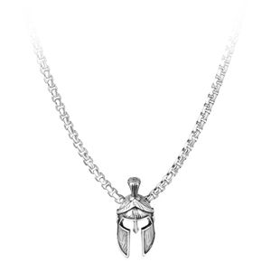 Troli Dizajnový pánsky náhrdelník s rytiersku prilbou