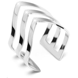 Troli Elegantný trojitý prsteň z ocele