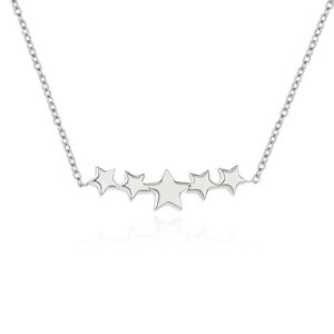 Troli Krásny oceľový náhrdelník Hviezdy VEDN0329S