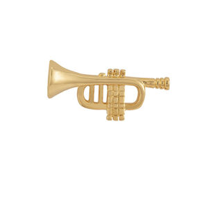Troli Originálne pozlátená brošňa Trumpeta KS-205