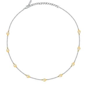 Trussardi Fashion oceľový bicolor náhrdelník pre ženy T-Design TJAXA11