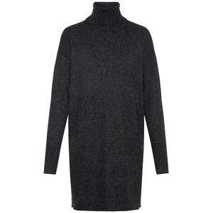 Vero Moda Dámske šaty VMBRILLIANT 10199744 Black MELANGE XL