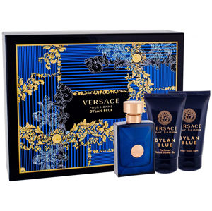 Versace Versace Pour Homme Dylan Blue - EDT 50 ml + balzám po holení 50 ml + sprchový gel 50 ml