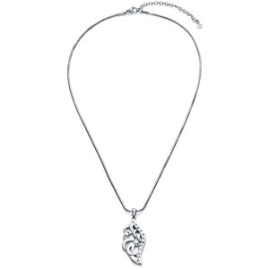 Viceroy Módne oceľový náhrdelník s príveskom Kiss 80011C11000