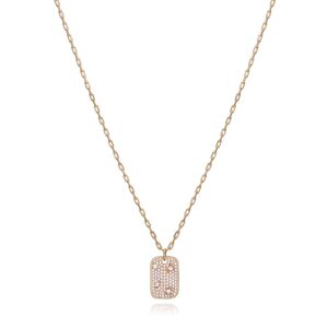 Viceroy Pozlátený náhrdelník s čírymi zirkónmi Elegant 13178C100-30