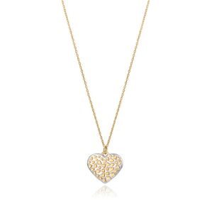 Viceroy Pozlátený náhrdelník s príveskom srdca San Valentín 13119C100-09
