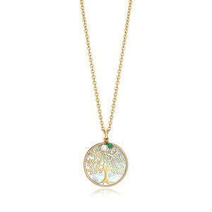 Viceroy Pozlátený náhrdelník so stromom života Popular 15064C01012
