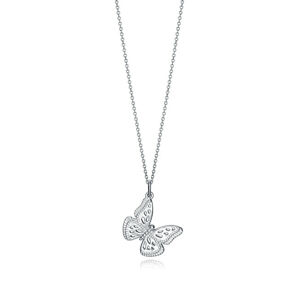 Viceroy Pôvabný strieborný náhrdelník motýľ 61071C000-00