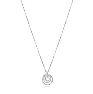 Viceroy Pôvabný strieborný náhrdelník s perleťou Clasica 13164C000-90