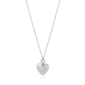Viceroy Romantický strieborný náhrdelník pre mamičku Dia Madre 13055C000-90 (retiazka, prívesok)