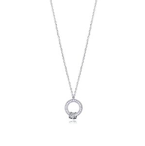 Viceroy Strieborný dámsky náhrdelník so zirkónmi Clasica 13165C000-30