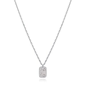Viceroy Strieborný náhrdelník s čírymi zirkónmi Elegant 13178C000-30