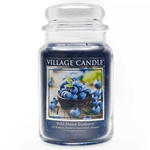 Village Candle Vonná sviečka v skle Divoká čučoriedka (Wild Maine Blue berry) 602 g