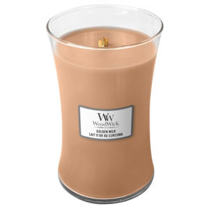 WoodWick Vonná sviečka váza Golden Milk 609,5 g