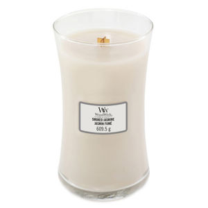 WoodWick Vonná sviečka váza Smoked Jasmine 609,5 g