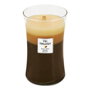 WoodWick Vonná sviečka váza Trilogy Cafe Sweets 609,5 g