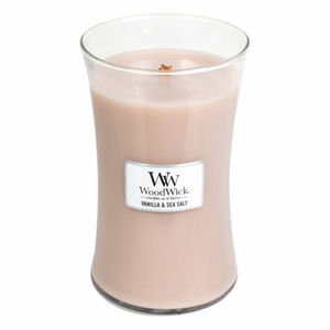WoodWick Vonná sviečka váza Vanilla & Sea Salt 609,5 g