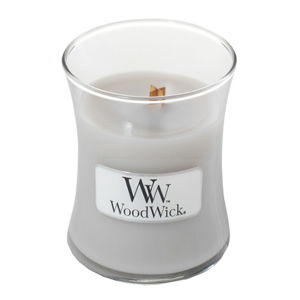 WoodWick Vonná sviečka váza Warm Wool 85 g