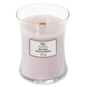 WoodWick Vonná sviečka váza Wild Violet 275 g