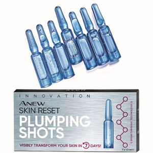 Avon Vypĺňajúci pleťové ampulky Anew Skin Reset Plumping Shots 7 x 1,3 ml