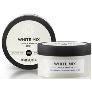 Maria Nila Vyživujúce maska bez farebných pigmentov k dotvoreniu pastelových odtieňov White ( Colour Refresh Mask) 100 ml
