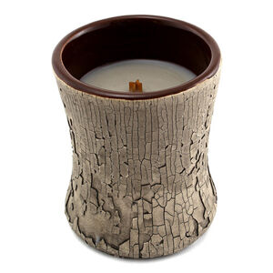 WoodWick Sviečka keramická oválna váza Fireside 133,2 g