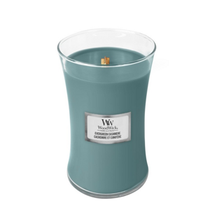 WoodWick Vonná sviečka váza Evergreen Cashmere 609,5 g