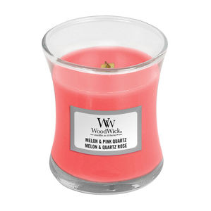 WoodWick Vonná sviečka váza strednej Melon & Pink Quartz 275 g