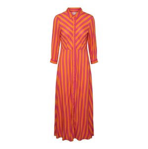 Y.A.S Dámske šaty YASSAVANNA Loose Fit 26022663 Orange Pepper XL