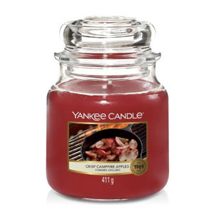 Yankee Candle Aromatická sviečka Classic Crisp Campfire Apples 411 g