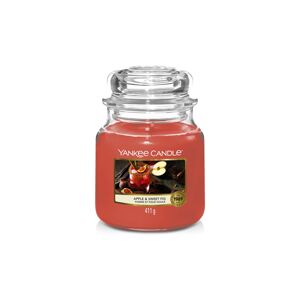 Yankee Candle Aromatická sviečka Classic stredná Apple & Sweet Fig 411 g