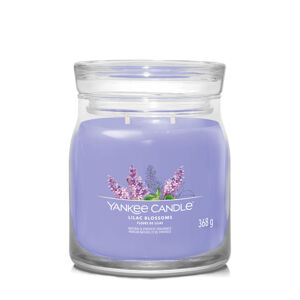 Yankee Candle Aromatická sviečka Signature sklo stredná Lilac Blossoms 368 g