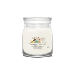 Yankee Candle Aromatická sviečka Signature sklo stredná Sweet Vanilla Horchata 368 g