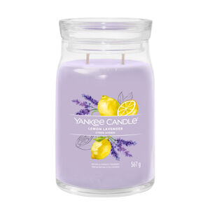 Yankee Candle Aromatická sviečka Signature sklo veľké Lemon Lavender 567 g