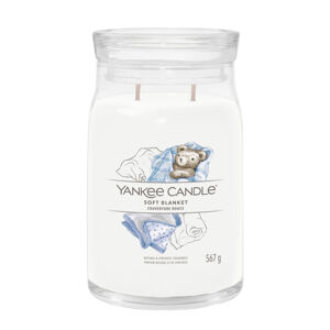 Yankee Candle Aromatická sviečka Signature sklo veľké Soft Blanket 567 g