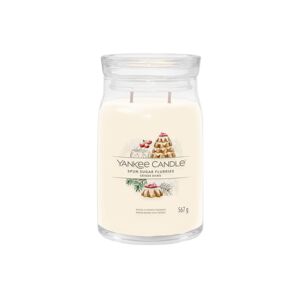 Yankee Candle Aromatická sviečka Signature sklo veľké Spun Sugar Flurries 567 g