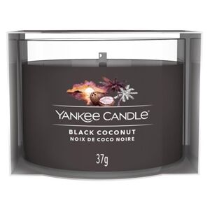 Yankee Candle Votívna sviečka v skle Black Coconut 37 g